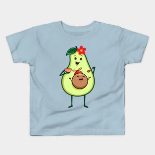 avocado mum feeding baby Kids T-Shirt